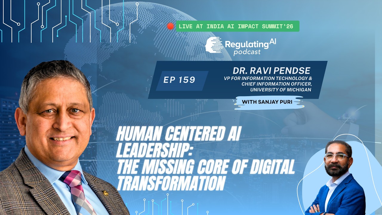 Human-Centered AI Leadership I Dr.Ravi Pendse, University of Michigan I IndiaAI Impact Summit’26