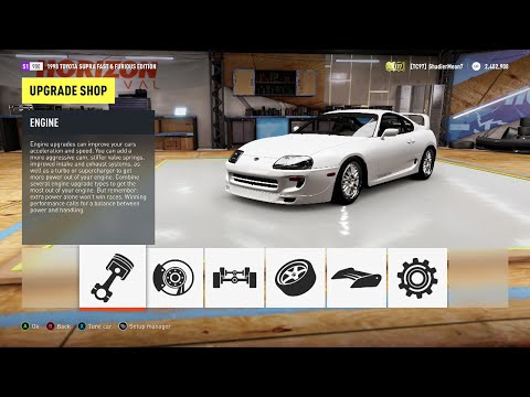Forza Horizon 2 - 1998 Paul Walker Supra Top Speed