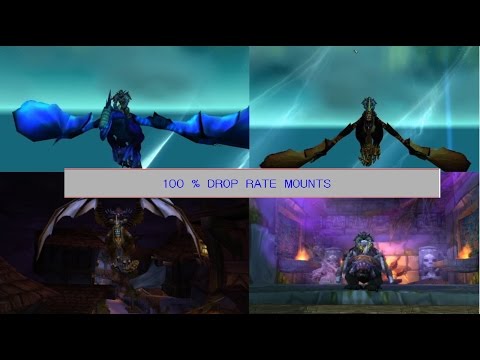4 Mounts mit einer 100% drop chance rate - World of Warcraft - Mount Guide #1  [german/deutsch]