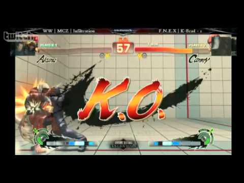 SSF4 AE 2012 Grand Finals Infiltration (Akuma) vs K. Brad (Cammy) Seasons Beatings Ascension