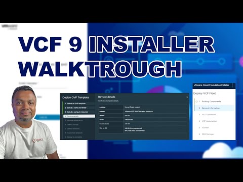 VMware VCF 9 Lab Deployment - VMware Cloud Foundation Installer walkthrough