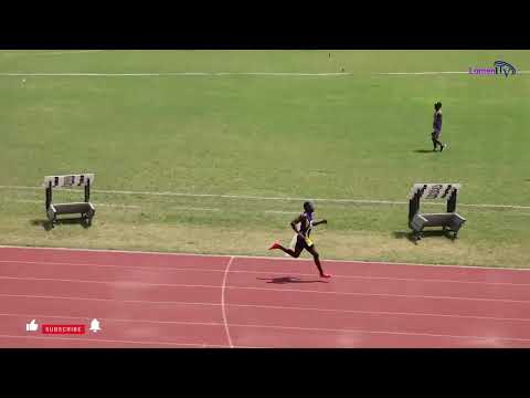 Boys 200m heat 5. 21.73sec.  Zone 3. Ashanti region inter-co 2026.
