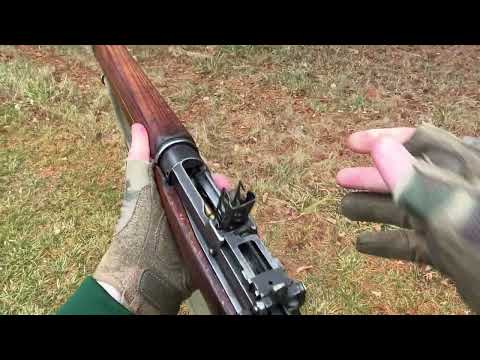 Lee-Enfield No. 4 Mk. 1 POV firing