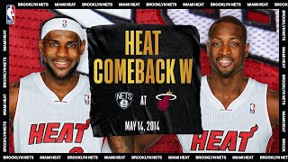 LeBron James - Dwyane Wade - Miami Heat - Brooklyn Nets