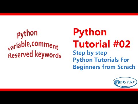 Variables Comments In Python _ Python Tutorial 2 Part 1