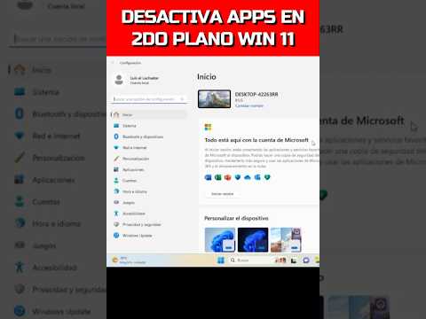 Gestiona las aplicaciones en segundo plano