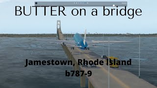 BUTTER with the b787 on a bridge #Swiss001landing #OrlandoAvgeeklanding #fsxplayerlanding