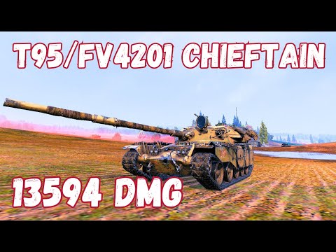 T95/FV4201 Chieftain - 13594 Damage - Siegfried Line | World of Tanks