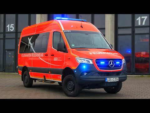 [Neufahrzeug 🚒] Showfahrt 》Florian BER 21/19-03 || Flughafenfeuerwehr / Flughafen Berlin/Brandenburg