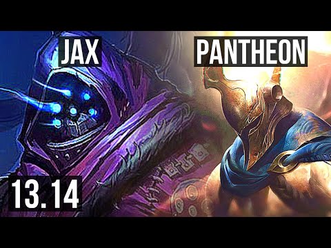 JAX vs PANTHEON (TOP) | 9/1/1, 1.6M mastery, 400+ games | KR Master | 13.14