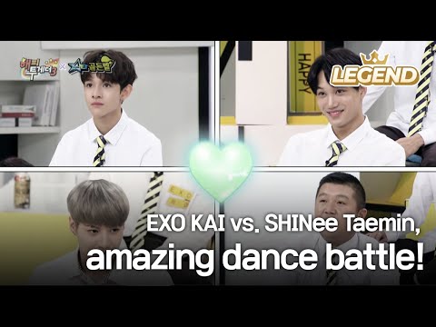 EXO KAI vs. SHINee Taemin, amazing dance battle! [Happy Together / 2017.08.31]