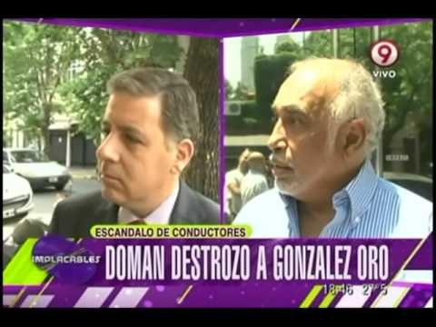 Doman y González Oro choque de egos profesionales