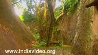 The historical Cave Temple at Kaviyoor.  
