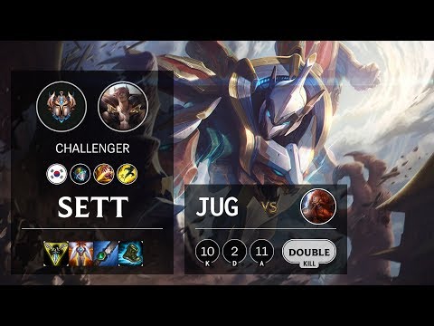 Sett Jungle vs Gragas - KR Challenger Patch 10.5