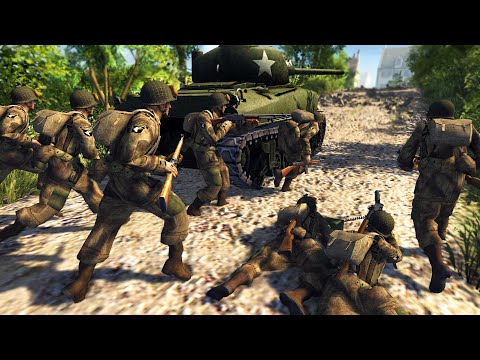 Assault on Carentan (Band of Brothers) - Men of War: WW2 Realism Mod
