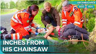 Severe Spinal Trauma Mobilizes the Air Crew! | Air Ambulance Season 2 Episode 1
