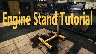 Car Mechanic Simulator 2021, Engine Stand Tutorial