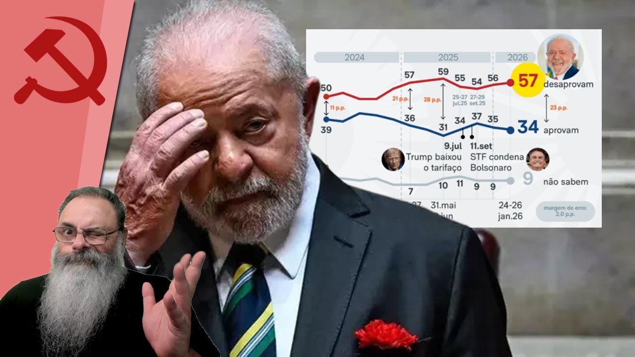 LULA tem PIOR APROVAÇÃO em ANO ELEITORAL desde SEMPRE e IMPRENSA usa TRUQUES para MANTER NARRATIVA