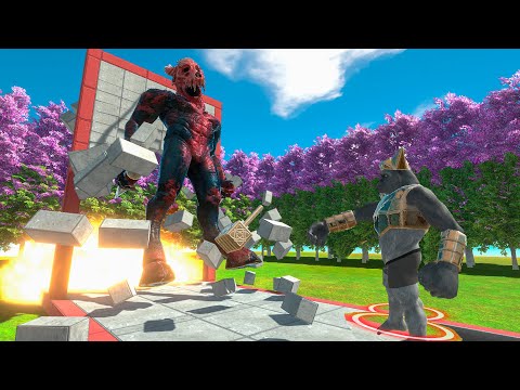 🔥GHOR HAMMER AND MINES VS EVERY UNITS - Animal Revolt Battle Simulator