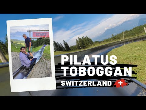 Longest Summer Toboggan (Mountain Coaster) run in Switzerland | Adventure at Mt. Pilatus, Luzern