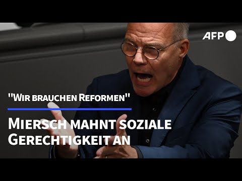 Miersch mahnt bei Reformen soziale Gerechtigkeit an | AFP
