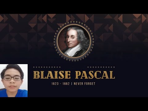 Blaise Pascal - A great Contributor - Never Forget