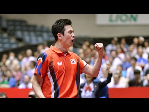 Joo Sae-hyuk vs. Chuang Chih-yuan | 2014 WTTTC Quarterfinal | Korea vs. Chinese Taipei | Highlights