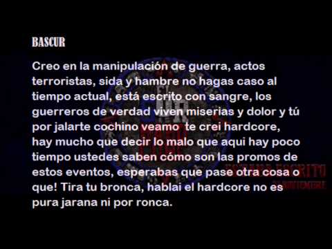 El sur es Hardcore 2014 - Estaba escrito LETRA
