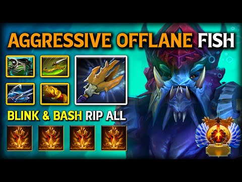 ULTRA AGGRESSIVE OFFLANE Slardar | Swift Blink + Armor Reduct Build | Blink & Bash Destroys All DotA