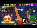 New Emote Royale Event Rose Emote 1 Spin Trick Rose Emote Event Free Fire New Event