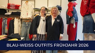 BLAU-WEIß OUTFITS Frühjahr 2026 | Zeitlos & Elegant kombiniert