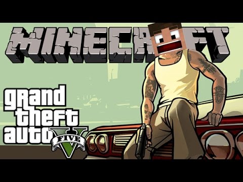 Grand Theft Auto On Minecraft?! Episode 1 - w/PJVideos