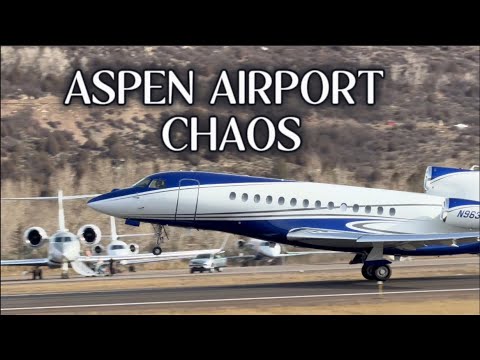 A RARE PLANE AT ASPEN + Many More Private Jets