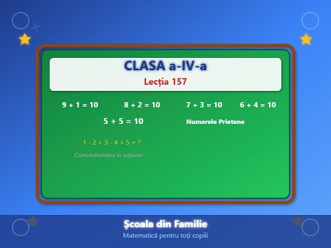 Lecția 157 - Școala din Familie: Numerele Prietene și Comutativitatea