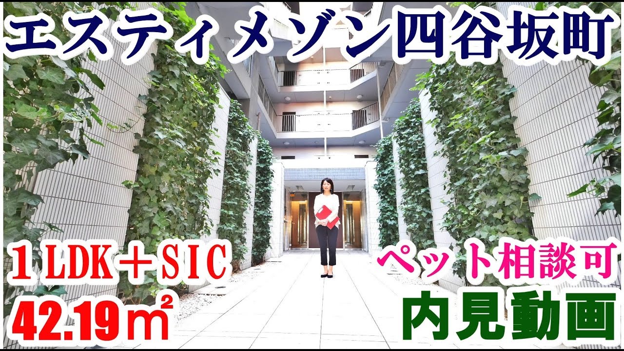 エスティメゾン四谷坂町　１LDK＋SIC　42.19㎡　内見動画