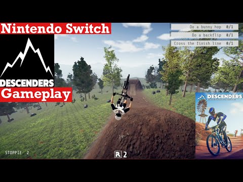 Descenders:  Nintendo Switch Action Cycling Tricks