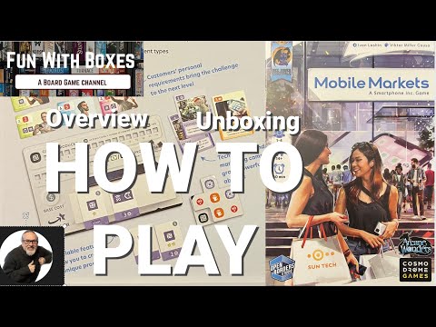 Mobile Markets a Smartphone Inc. Board Game | Overview, Unboxing and How to Play