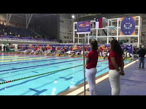 Revezamento 4x100m medley Juvenil B mas Sul-americano Juvenil 2019