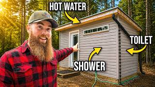 The Off-Grid Washroom is Now Complete! | You guys will love this!