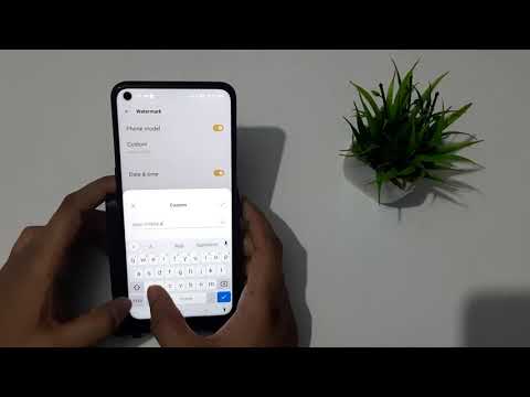 oppo A74 setting  | how to activate camera watermark | change name in  watermark| enable watermark