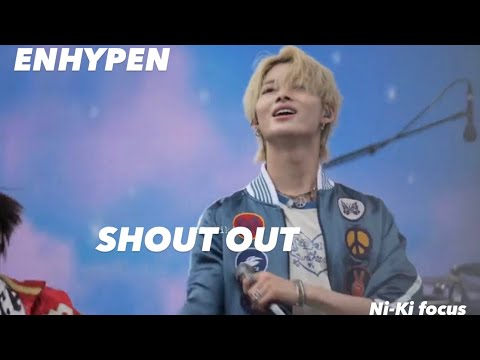 Weverse con | Shout Out - ENHYPEN | Ni-Ki Focus