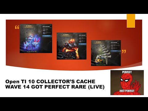 Open TI 10 Collector's Cache 2020 wave 14 (LIVE) PERFECT