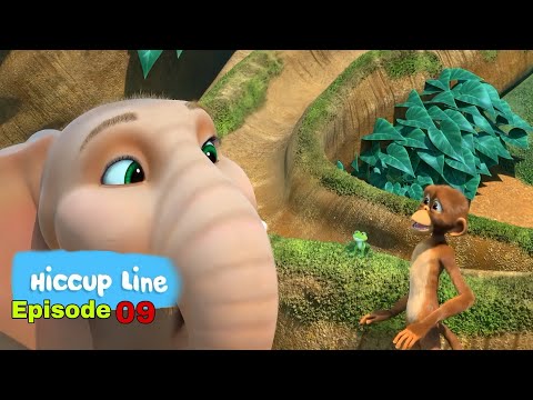 Munki and Trunk hiccup line in hindi Episode 09@SunriseJungleBeat