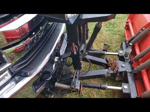 Western plow slow blinking red light on controller