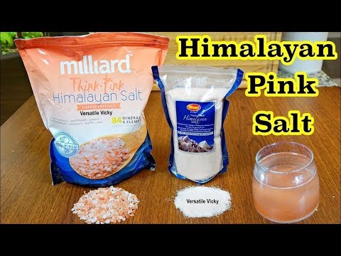 Himalayan Pink Salt Benefits | Himalayan Salt Sole Water Video