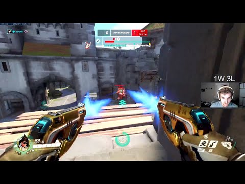 JAKE PRO TRACER AND MCCREE VS SUREFOUR HANZO! [ OVERWATCH SEASON 26 TOP 500 ]