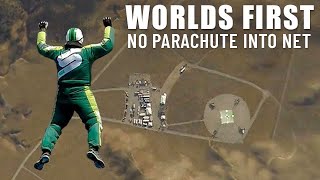 World First Skydiver Luke Aikins Jumps 25000 Feet Into Net With No Parachute