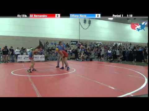 FILA Cadet 49 kg / 108 lbs. - Ali Hernandez vs. Tiffany Rivas