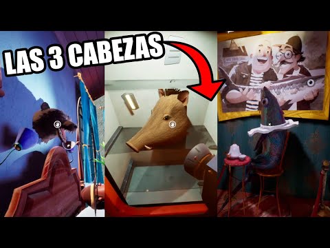 UBICACION DE LAS CABEZAS EN HELLO NEIGHBOR 2