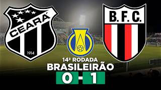 CEARÁ DECEPCIONA A TORCIDA E PERDE EM CASA | BOTAFOGO-SP VENCE POR 1 A 0!